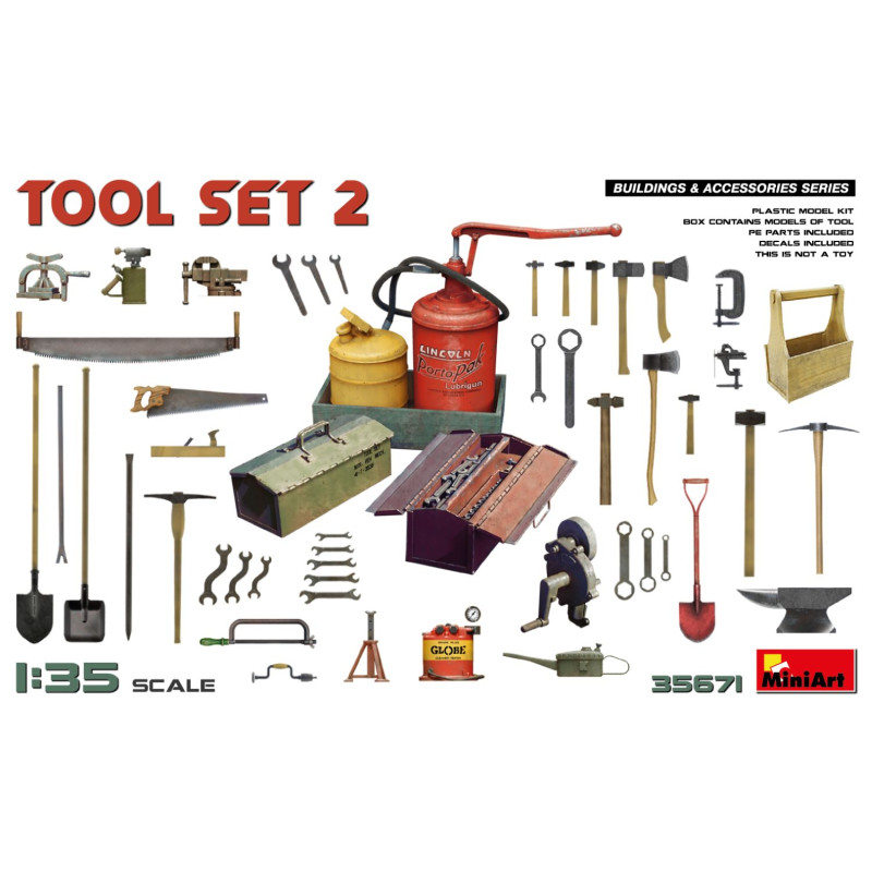 Set d'outil n°2 - MiniArt 35671 - 1/35