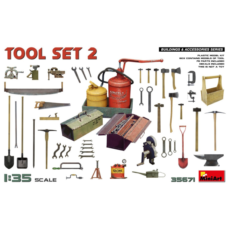 Set d'outil n°2 - MiniArt 35671 - 1/35
