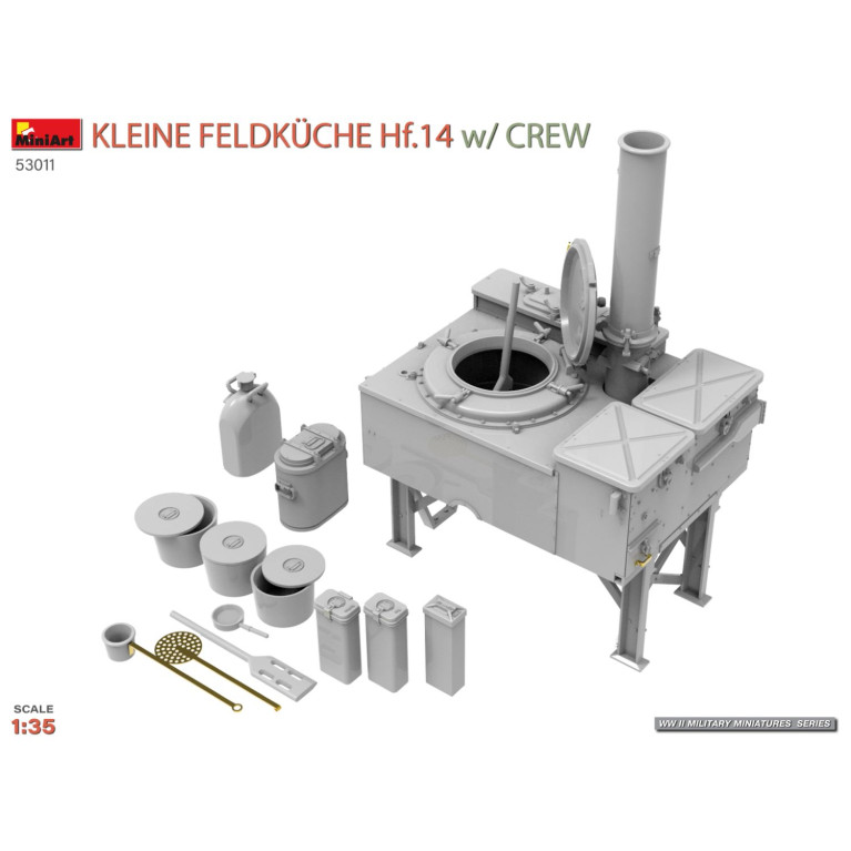 Cuisine mobile Hf.14 avec équipage - MiniArt 53011 - 1/35