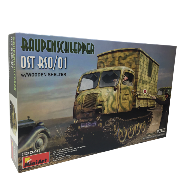 Raupenschlepper OST RSO/01, avec abri en bois
