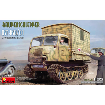 Raupenschlepper OST RSO/01, avec abri en bois
