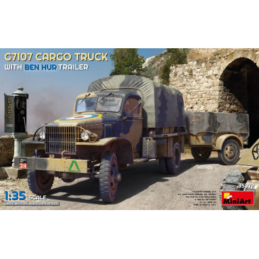 Camion cargo 1.5 T 4x4, avec remorque - MiniArt 35372 - 1/35