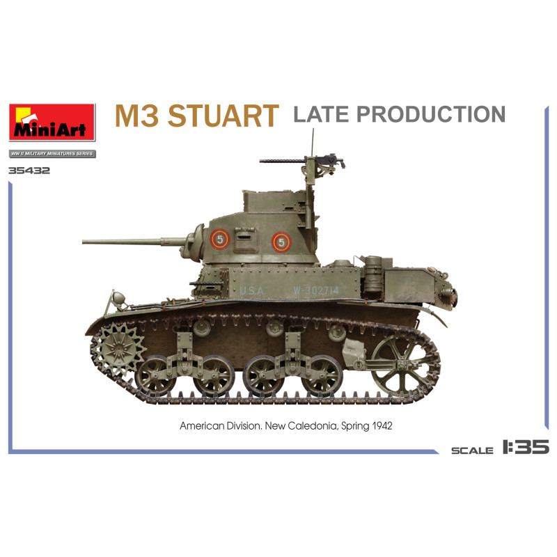 M3 Stuart, tank léger, fin de prod - MiniArt 35432 - 1/35