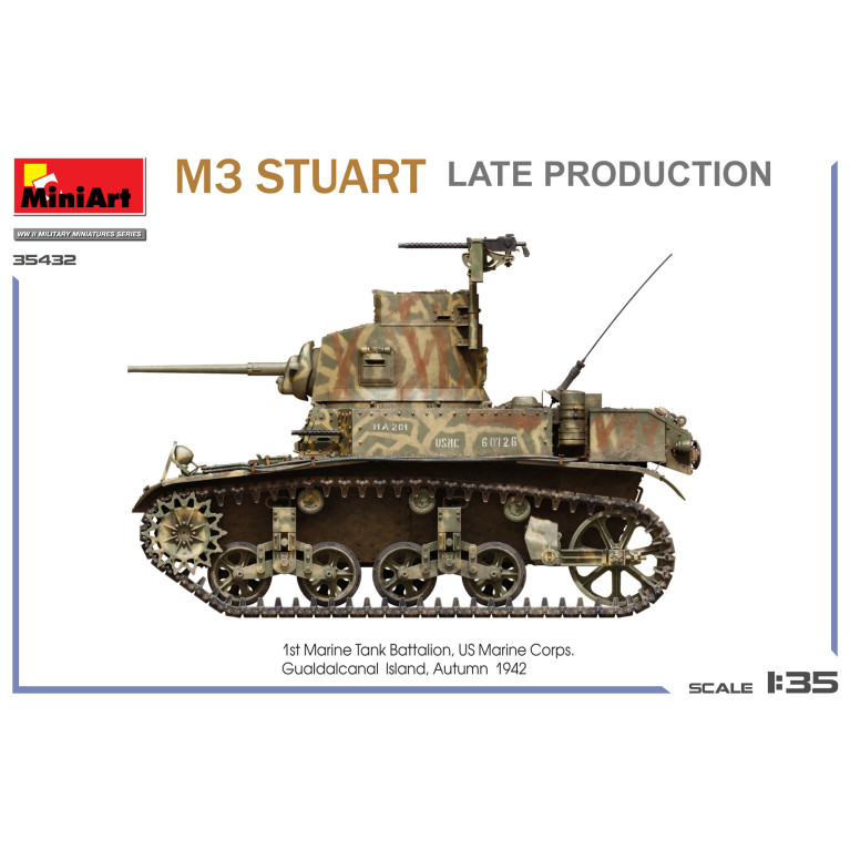 M3 Stuart, tank léger, fin de prod - MiniArt 35432 - 1/35