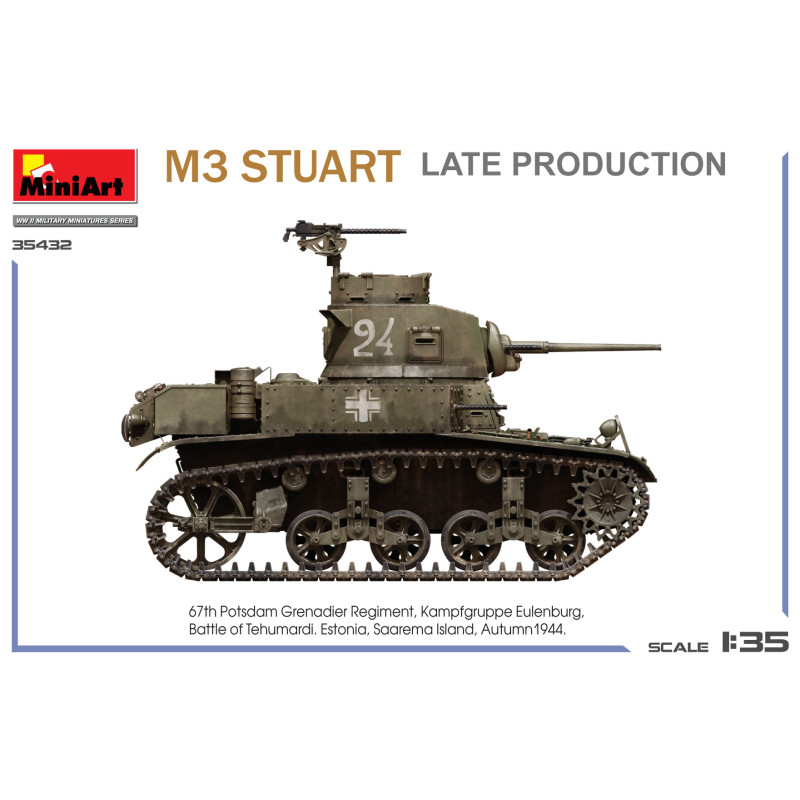 M3 Stuart, tank léger, fin de prod - MiniArt 35432 - 1/35