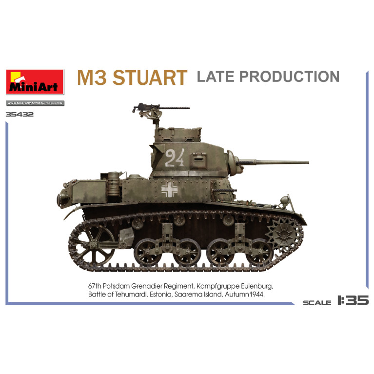 M3 Stuart, tank léger, fin de prod - MiniArt 35432 - 1/35