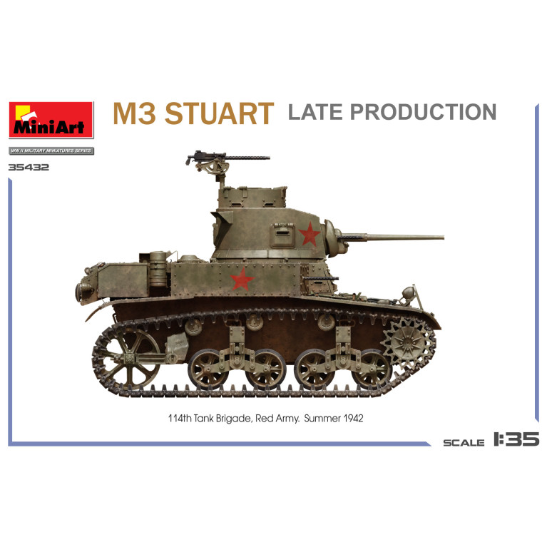 M3 Stuart, tank léger, fin de prod - MiniArt 35432 - 1/35