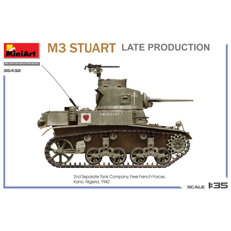 M3 Stuart, tank léger, fin de prod - MiniArt 35432 - 1/35