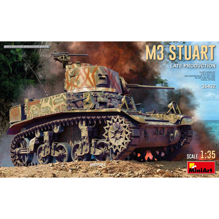 M3 Stuart, tank léger, fin de prod - MiniArt 35432 - 1/35