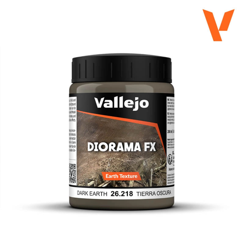 Effet Terre Sombre 200 ml - Diorama FX - VALLEJO 26.218