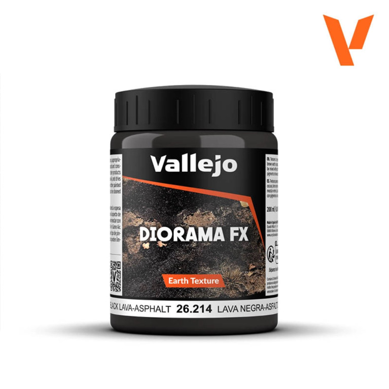 EffetTerre de lave 200 ml - Diorama FX - VALLEJO 26.214