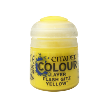 Peinture Layer Flash Gitz Yellow, 12ml, Citadel 22-02