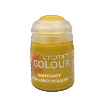 Peinture Contrast Ironjawz Yellow, 18ml, Citadel 29-52