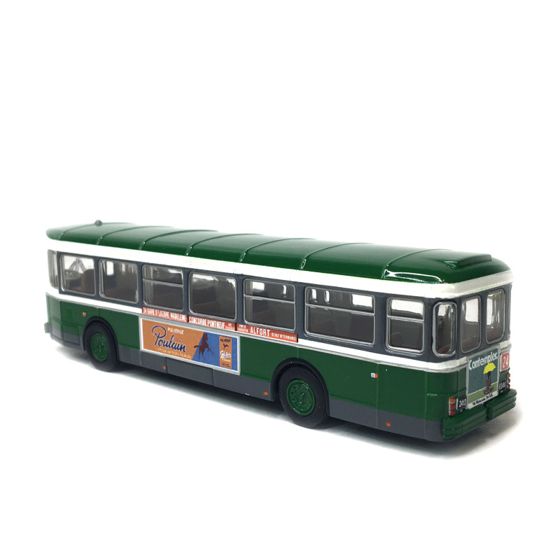 Autobus SAVIEM SC10, 0-4-4, RATP ligne 24 (Gare Saint Lazare - Alfort), 1974, exclusif - BREKINA 4360 - HO 1/87