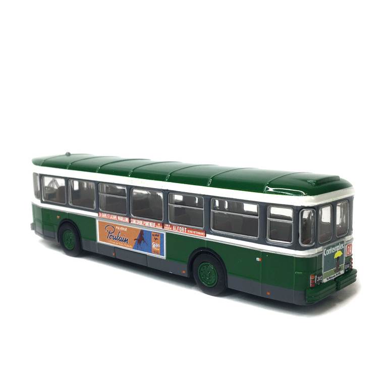 Autobus SAVIEM SC10, 0-4-4, RATP ligne 24 (Gare Saint Lazare - Alfort), 1974, exclusif - BREKINA 4360 - HO 1/87