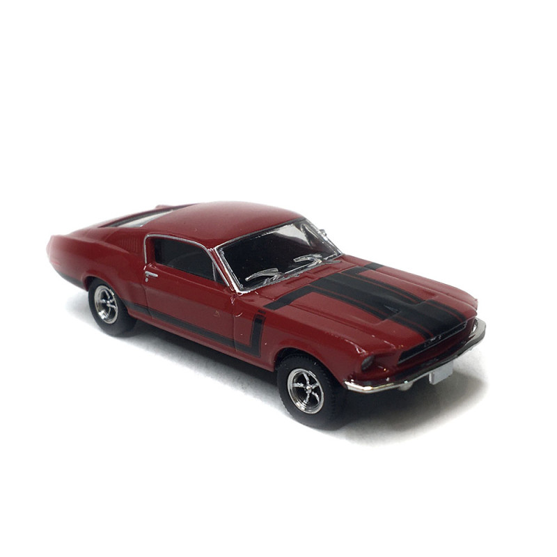 Ford Mustang Fastback, rouge et noir, 1968 - BREKINA 19612 - HO 1/87