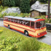 Bus Fleischer S5, rouge et beige, 1973 - BREKINA 59938- HO 1/87