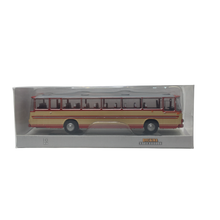 Bus Fleischer S5, rouge et beige, 1973 - BREKINA 59938- HO 1/87