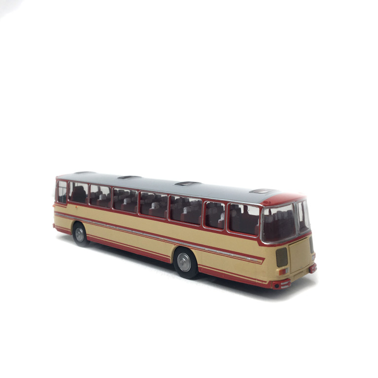 Bus Fleischer S5, rouge et beige, 1973 - BREKINA 59938- HO 1/87