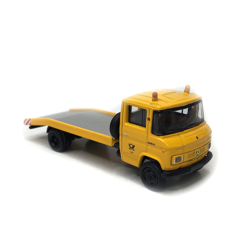 Dépanneuse MB L 608 de la poste fédérale, jaune  - BREKINA 36739 - HO 1/87 Dépanneuse MB L 608 de la poste fédérale, jaune  - BREKINA 36739 - HO 1/87