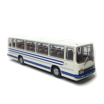 Bus Ikarus 255.71, blanc et bleu, 1972 - BREKINA 59657 - HO 1/87