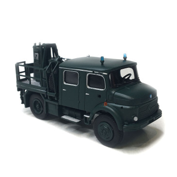 Véhicule léger à mât Mercedes LA 911, police fédérale des frontières, 1966 - BREKINA 47191 - HO 1/87