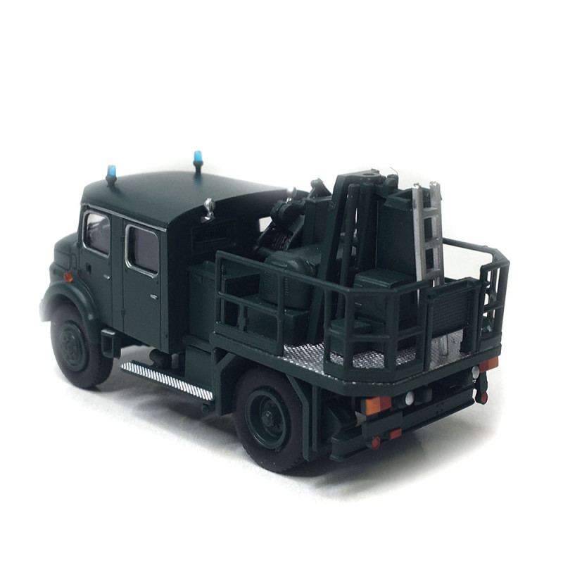 Véhicule léger à mât Mercedes LA 911, police fédérale des frontières, 1966 - BREKINA 47191 - HO 1/87