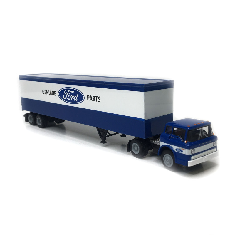 Semi-remorque tôlé Ford séries C, Ford, 1970 - BREKINA 86328 - HO 1/87