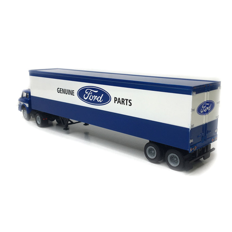 Semi-remorque tôlé Ford séries C, Ford, 1970 - BREKINA 86328 - HO 1/87