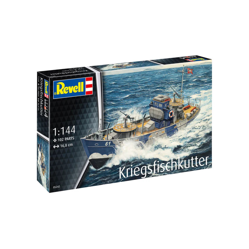 KFK, cotre de pêche de guerre - REVELL 05242 - 1/144 KFK, cotre de pêche de guerre - REVELL 05242 - 1/144