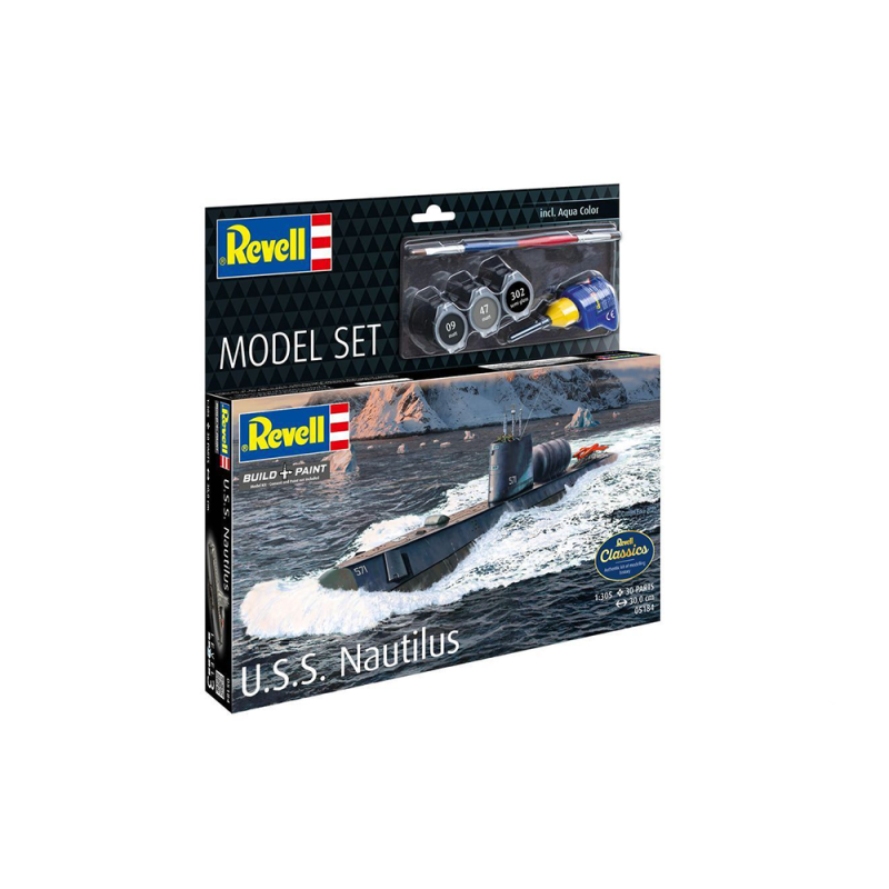 U.S.S. Nautilus, model set - REVELL 65184 - 1/305 U.S.S. Nautilus, model set - REVELL 65184 - 1/305