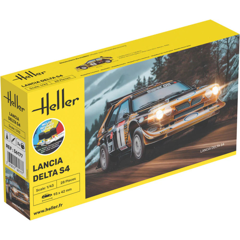 Kit de démarrage Lancia Delta S4 - HELLER 56177 - 1/43 Kit de démarrage Lancia Delta S4 - HELLER 56177 - 1/43