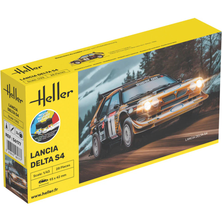 Kit de démarrage Lancia Delta S4 - HELLER 56177 - 1/43 Kit de démarrage Lancia Delta S4 - HELLER 56177 - 1/43