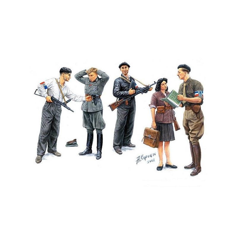 Résistants Français, maquis, 1944 - MASTER BOX MB3551 - 1/35
