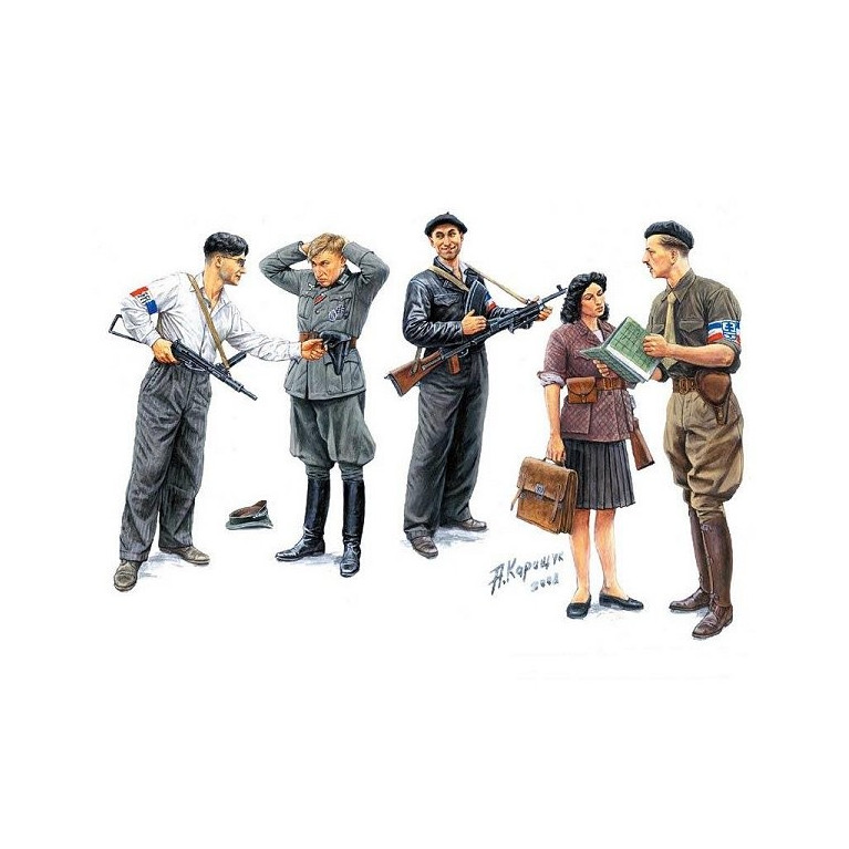 Résistants Français, maquis, 1944 - MASTER BOX MB3551 - 1/35