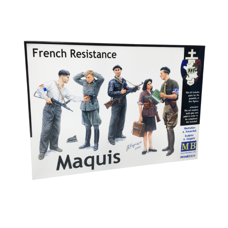 Résistants Français, maquis, 1944 - MASTER BOX MB3551 - 1/35