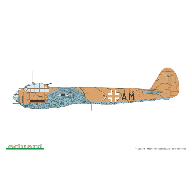 Bombardier à chenilles JU 88 A-4A, 6 versions - EDUARD 11194 - 1/48 Bombardier à chenilles JU 88 A-4A, 6 versions - EDUARD 11194 - 1/48