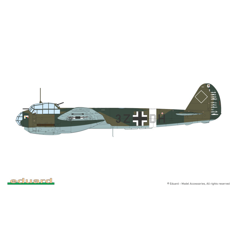 Bombardier à chenilles JU 88 A-4A, 6 versions - EDUARD 11194 - 1/48 Bombardier à chenilles JU 88 A-4A, 6 versions - EDUARD 11194 - 1/48