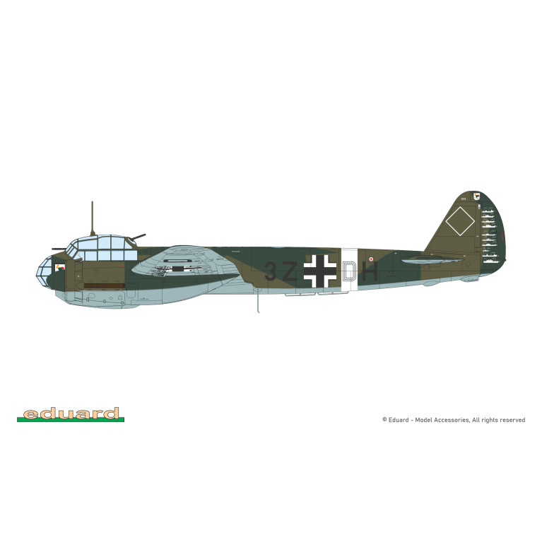 Bombardier à chenilles JU 88 A-4A, 6 versions - EDUARD 11194 - 1/48 Bombardier à chenilles JU 88 A-4A, 6 versions - EDUARD 11194 - 1/48