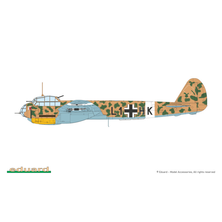 Bombardier à chenilles JU 88 A-4A, 6 versions - EDUARD 11194 - 1/48 Bombardier à chenilles JU 88 A-4A, 6 versions - EDUARD 11194 - 1/48