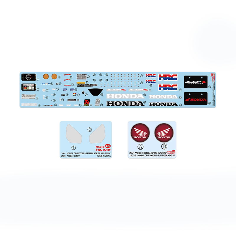 Honda CBR1000RR-R SP - Magic Factory 1402 - 1/9 Honda CBR1000RR-R SP - Magic Factory 1402 - 1/9