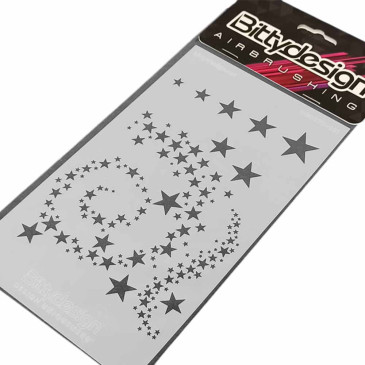 Pochoir "Stars V2" - BITTYDESIGN BDSTC-021