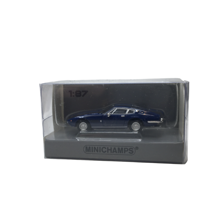 Maserati Ghibli coupé, bleu foncé, 1969 - Minichamps 870123021 - 1/87
