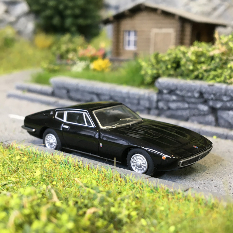 Maserati Ghibli coupé, noir, 1969 - Minichamps 870123022 - 1/87