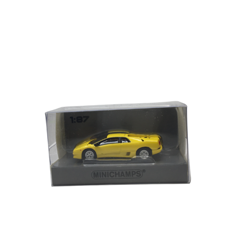 Lamborghini Diablo, jaune, 1994 - Minichamps 870103220 - 1/87 Lamborghini Diablo, jaune, 1994 - Minichamps 870103220 - 1/87