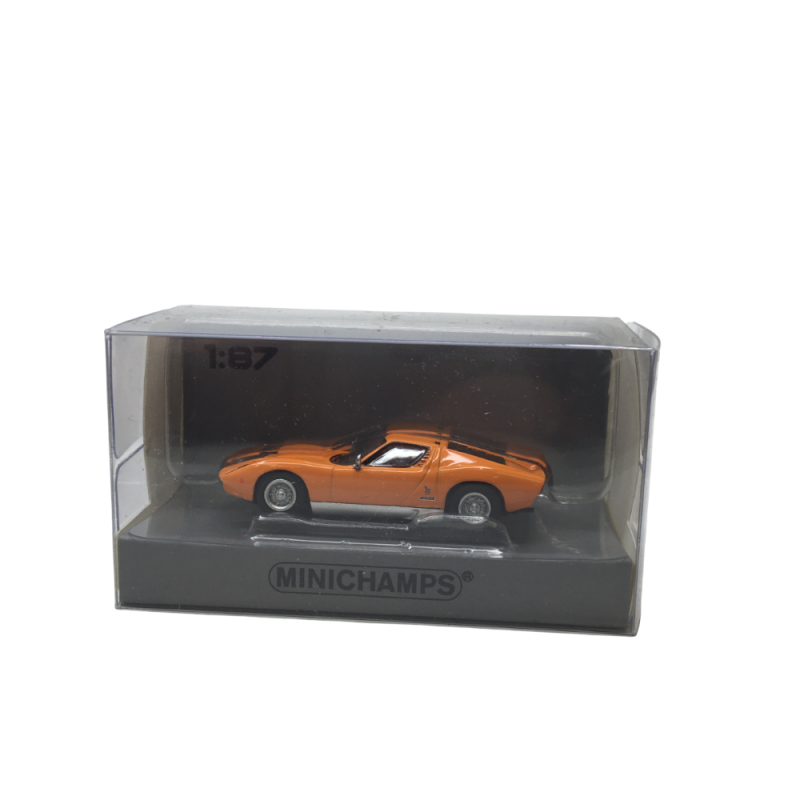 Lamborghini Miura, orange, 1966 - Minichamps 870103021 - 1/87