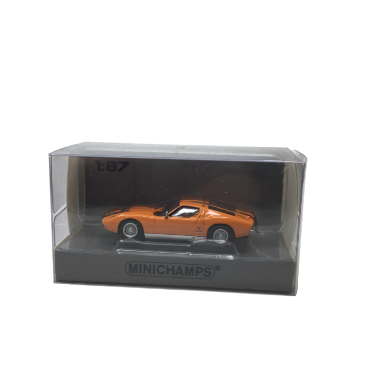 Lamborghini Miura, orange, 1966 - Minichamps 870103021 - 1/87