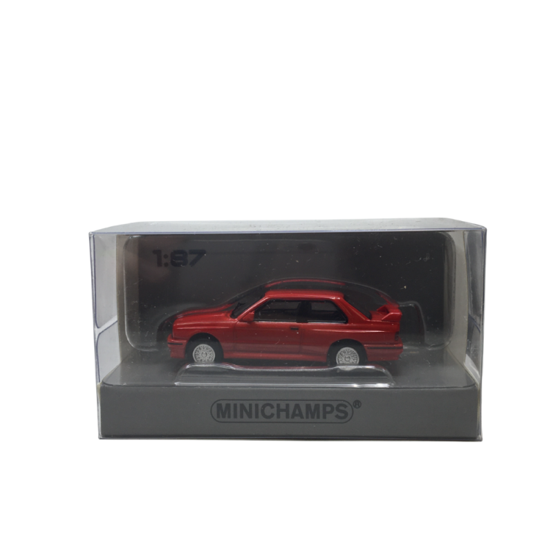 BMW M3 E30, rouge, 1986 - Minichamps 870020222 - 1/87