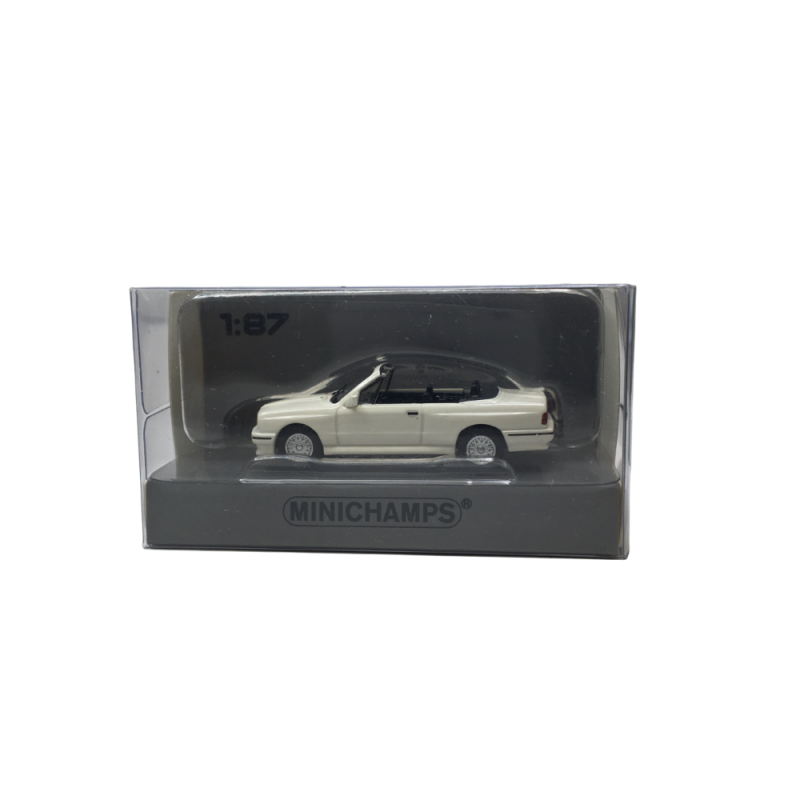 BMW M3 E30, cabriolet, blanc, 1988 - Minichamps 870020231 - 1/87