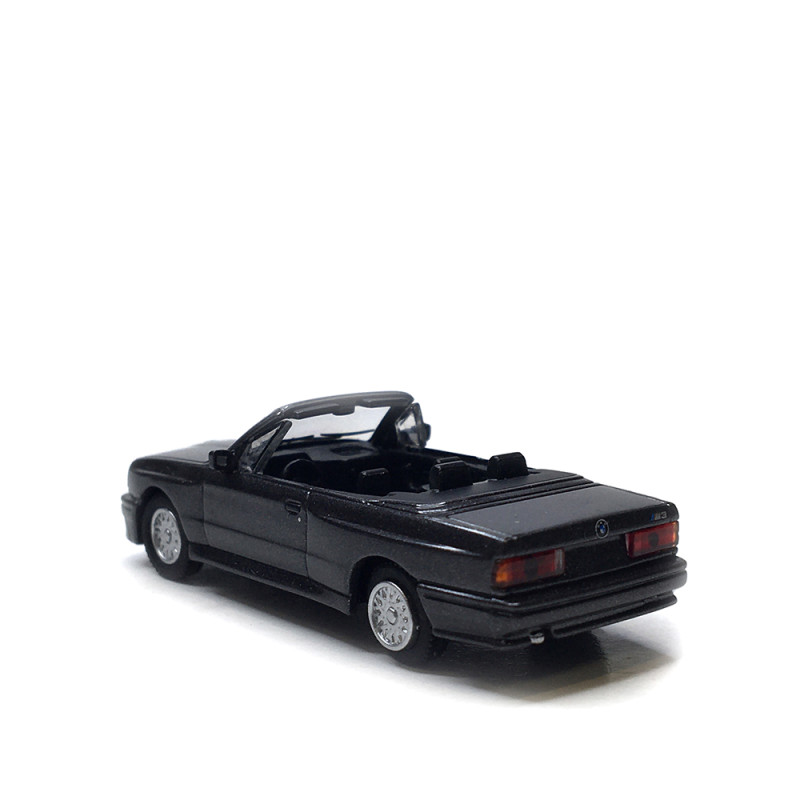 BMW M3 E30, cabriolet, gris foncé, 1988 - Minichamps 870020234 - 1/87